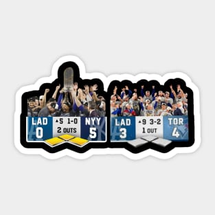 Back to Back World Series Champions Sticker